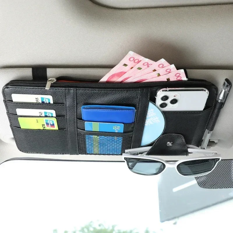 Car Accessories For Elderly - Organizer Sun Visor Mobil Multi-Kantong Aksesoris