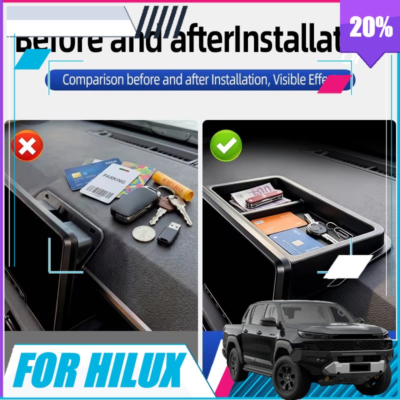 Car Seat Organizer - BOPM Untuk Toyota Hilux SR SR5