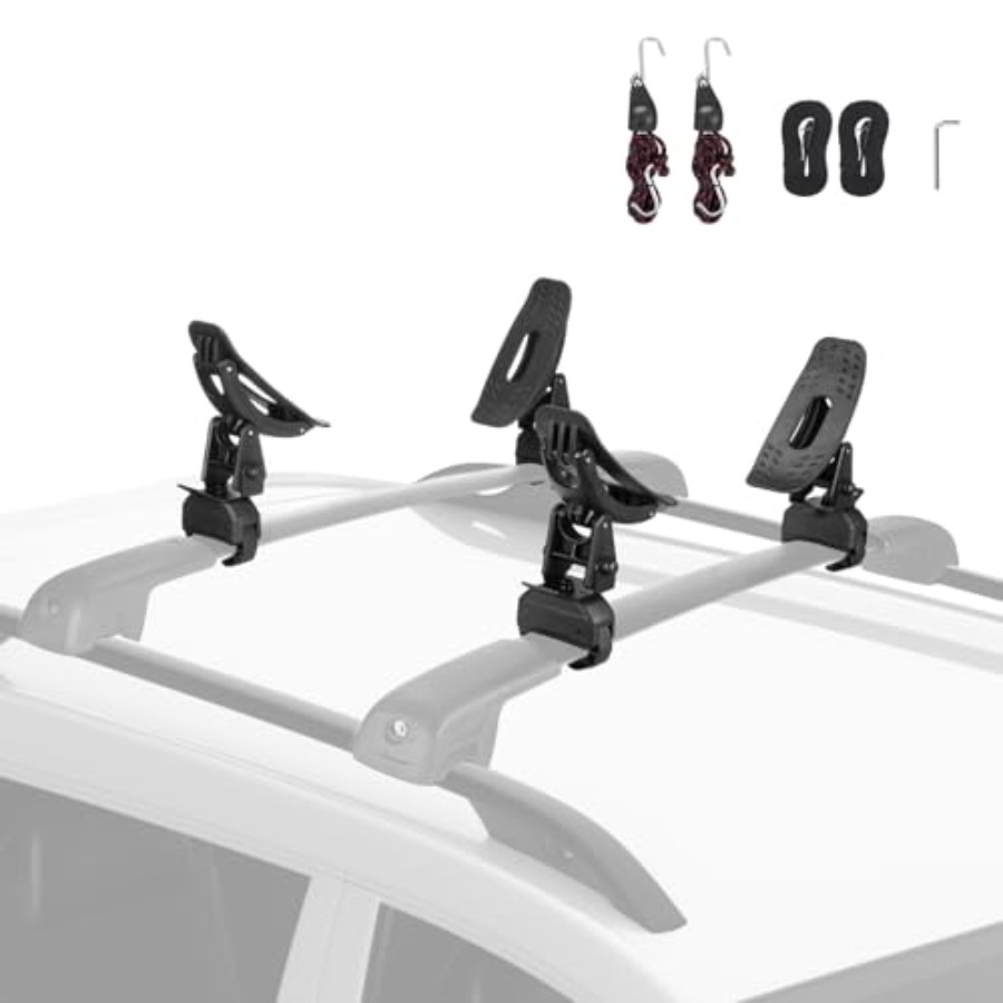 Car Roof Rack Cross Bar - Saddle Rak Kayak untuk Atap Mobil,
