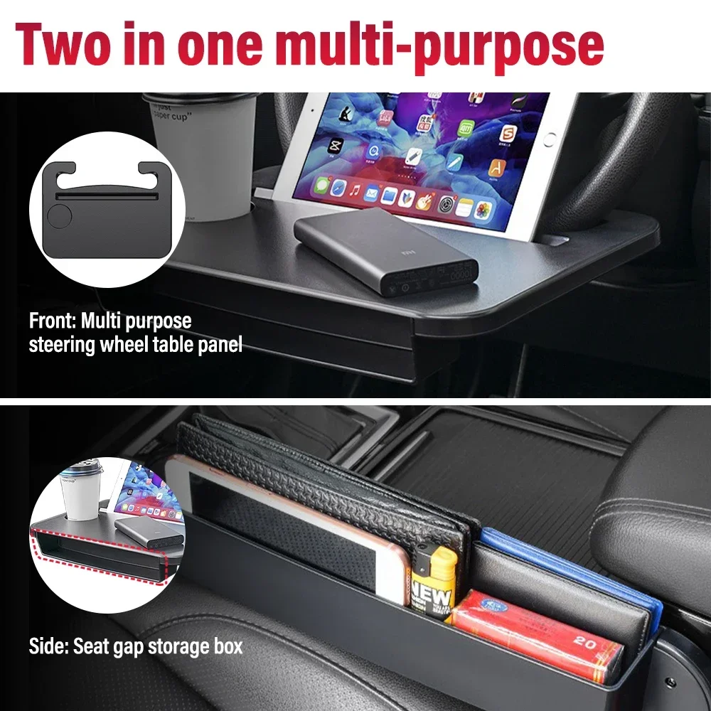 Meja Laptop Portabel Multifung - Car Seat Organizer ulasan dan harga
