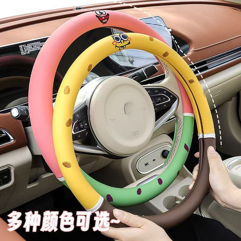 Sarung setir mobil kartun Spon - Car Accessories Girl ulasan dan harga