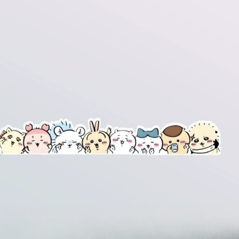 Stiker Statis Kartun Chiikawa  - Car Accessories Girl ulasan dan harga