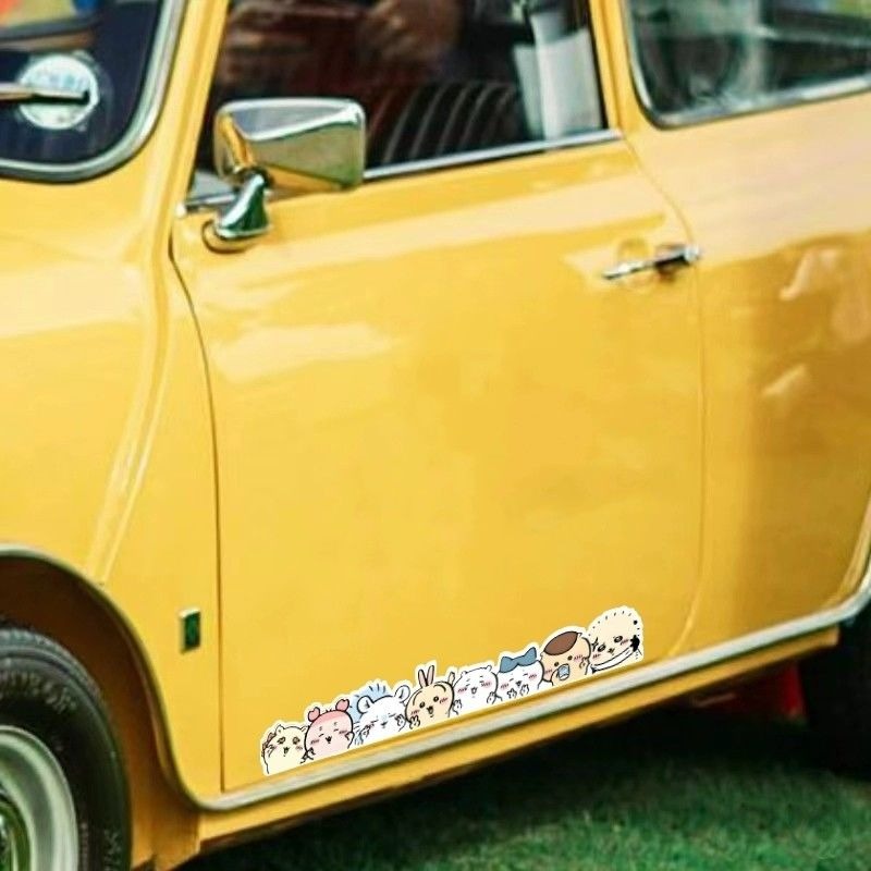 Stiker Statis Kartun Chiikawa  - Car Accessories Girl ulasan dan harga