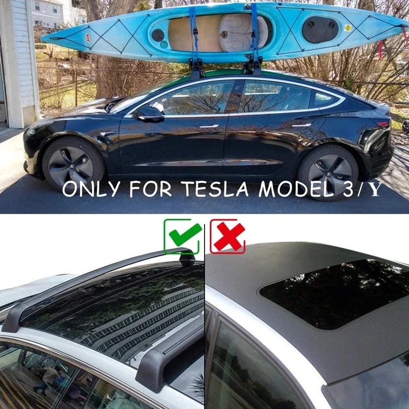 Untuk Tesla Model Y / Model 3  - Car Roof Rack Cross Bar ulasan dan harga