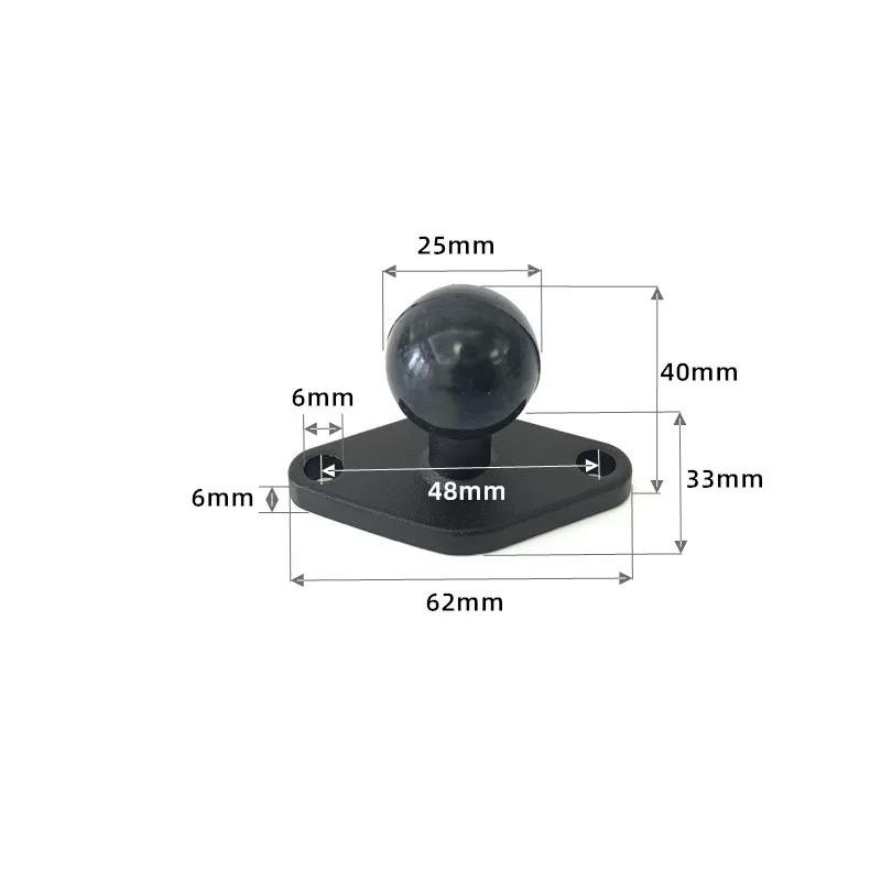 1 Inci Ball Head Motorcycle Ba - Car Accessories Xiaomi ulasan dan harga