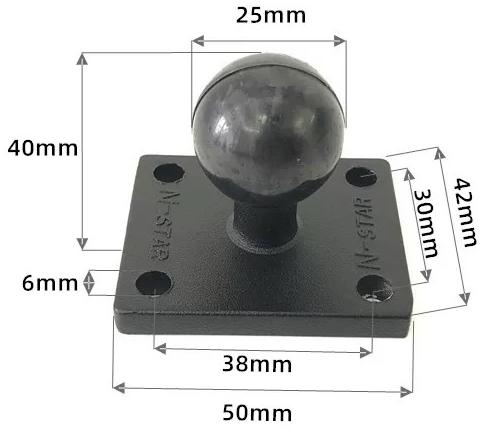 1 Inci Ball Head Motorcycle Ba - Car Accessories Xiaomi ulasan dan harga