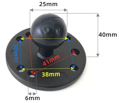 1 Inci Ball Head Motorcycle Ba - Car Accessories Xiaomi ulasan dan harga